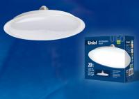 Лампа светодиодная LED-U165-20W/4000K/E27/FR PLU01WH Форма «UFO», матовая Белый свет (4000К). Карто