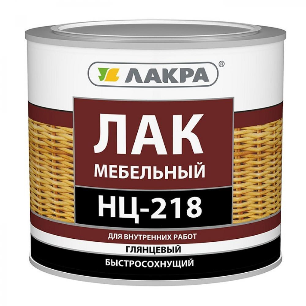 Лак НЦ 218 1,7кг мебельный глянцевый Лакра