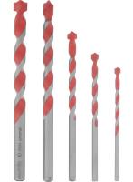 Набор сверл универсальных 4-10мм, 5 шт Matrix