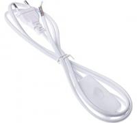 Шнур для бра 2м с выкл.Белый 2*0,5 LT5RSDELT Ecola