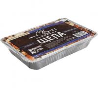 Щепа для копчения Сала со специями в лотке (яблоня с чесноком) 1,27л "Домашний Сундук"