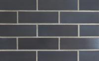 Плитка клинкерная TERRAMATIC PLATO BLACK AB 7103, 240мм*71мм14мм, черная, гладкая, 18 шт