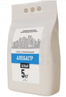 Алебастр строительный Г-5  5кг (гипс)
