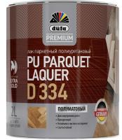 Лак DufaPremium PU PARQUET LAQUER D334 полиуретановый паркетный полуматовый 2л