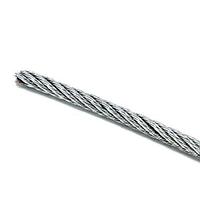 Трос стальной для растяжки, DIN 3055 1 мм. покрытие цинк, пог.м