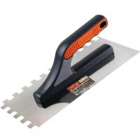 Гладилка DЕCOR, 3К, 280х130 мм, Нерж. зуб 8х8 мм; 0,7мм 