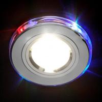 Светильник встраиваемый точечный HS-2060/2 хром/мультиподсветка