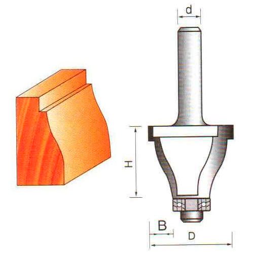 Концевая фреза Глобус 2206 D35