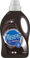 Средство для стирки "Flora" для черного белья 1,5л маркировка
