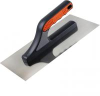 Гладилка DЕCOR, 3K, 280х130 мм, Нерж. прямая; 0,7мм 