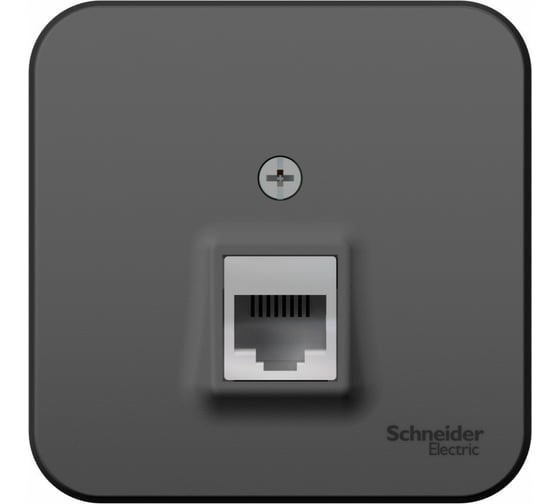 Розетка BLANCA компьютерная RJ 45 Антрацит