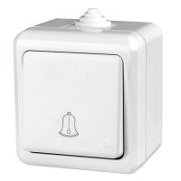 Кнопка звонка ОП Dita IP54 10A 250B TKL-DT-DB-C01-IP54