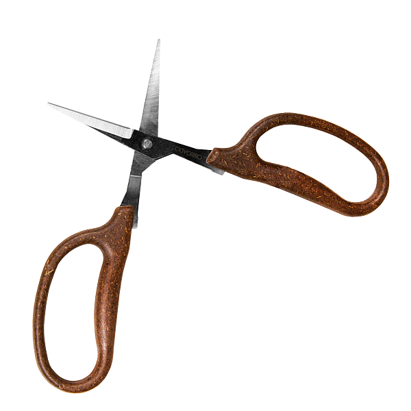 Ножницы универсальные 155мм, кокосовые рукоятки 2461 OBRIGADO 