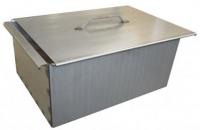 Коптильня двухъярусная 380*280*170 (сталь 1,5мм) с поддоном для сбора жира (К-003) Тонар	