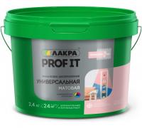 Эмаль ЛАКРА PROF IT акриловая универ. матовая база С 2,4кг.