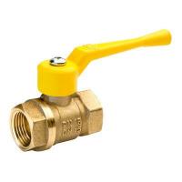 Кран газ шаровой 1/2'' вн/вн рукоятка 11Б27п БАЗ Standart PN40