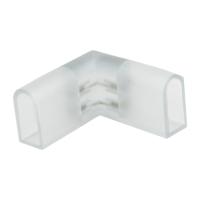 Соединитель контактн. UTC-K-22/N21 CLEAR 010 POLYBAG L-образный д/св/д лент NEON 220В,8х16мм,2 конт.