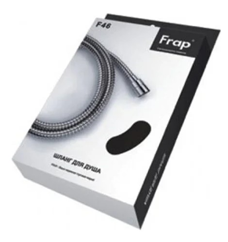 Шланг для душа FRAP F46 150 см, в двойной оплетке, хром (60), (F46)