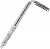 Шуруп с Г-образным крюком цинк, 4*45 шт
