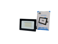 Прожектор LED 30W VLF8-30-6500-B 3600Lm 220V IP65 черный VKL electric 