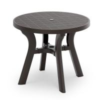 Стол круг пласт "Атлант" 900мм графит