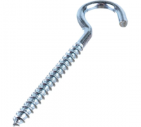 Шуруп с полукольцом цинк, 8*80 шт