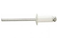 Заклёпка вытяжная алюминий/сталь 4,8*10 RAL 9003 (упак. 50шт) 