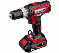 Дрель-шуруповерт аккумуляторная ЗУБР ДШЛ-145-22 14,4В (в кейсе)