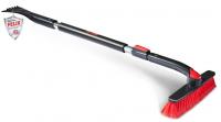 Щетка Felix для снега телескопическая, поворотная. со скребком