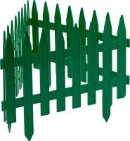Забор декоративный "Рейка" 28*300см, зеленый, Россия// PALISAD