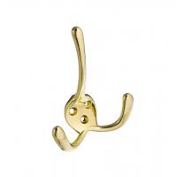 Крючок 0140 3-х рожковый золото 