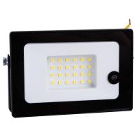 Прожектор светодиод. ULF-Q518 30W/6500K SENSOR IP65 220-240V BLACK  Дневной свет черный
