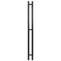 Полотенцесушитель Orso GR-134 110х1200 П3 круг black mat R Электро