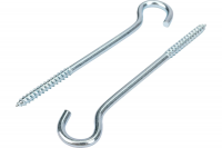 Шуруп с полукольцом цинк, 6*100 шт