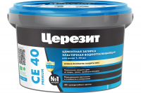 Затирка д/швов CERESIT CE 40 2-5мм, серебристо-серая-2