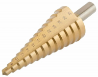 Сверло ступенчатое "MoS" HSS по металлу 13 ступеней Ø6-30мм