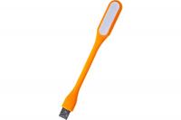 Фонарь-светильник переносной TDL-541 Orange Uniel, прорез. корпус, 6LED, питание от USB-порта, оранж