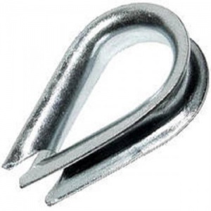 Коуш для стальных канатов  DIN 6899 покрытие белый цинк 18 (4 шт) 20.05.2016 13.05.49