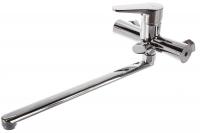 Смеситель для ванной G-lauf NUD7-A146 длинный излив хром 