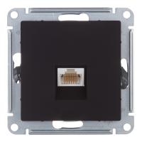 Розетка ATLASDESIGN компьютерная RJ 45 карбон ATN001083