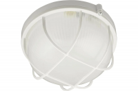 UWL-R02-100W/E27 IP54 WHITE Круг/Решетка Светильник влагозащищ. под лампу Е27