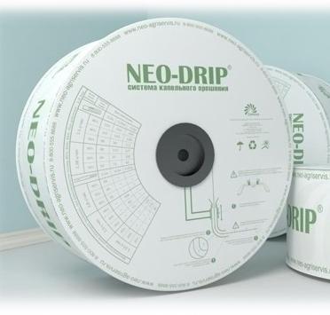 Капельная лента эмиттерная Neo-Drip P16мм 8mil шаг 30 1,60л/ч, арт: DT02160830160-100