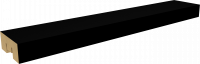 Рейка интерьерная МДФ Бриона Black Edition 16*40*2700 (УПАКОВКА 8 шт.)