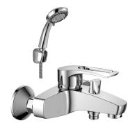 Смеситель для ванной ROSSINKA T40-31 короткий нос хром