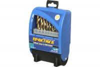 Набор сверл по металлу ПРАКТИКА "Мастер" 1-10мм 10шт в метал. кассете