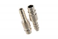 Ниппель универ. Stels быстросъемный "папа" со штуцером "ёлка" 8мм 2шт