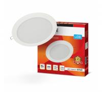 Светильник LED встраиваемый круг RLP-eco 18Вт 230В 4000К 225(205)мм IN HOME