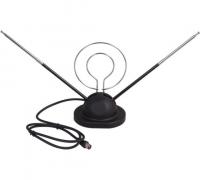 Антенна комн.телескоп. на подставке с кольцом RX-105 VHF, UHF, 47-860 MHz REXANT