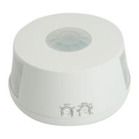 Датчик движения и освещенности 2000W 30m 360° белый, SEN19