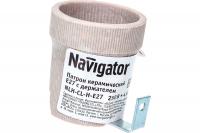 Электропатрон Navigator керамический с держателем 71 619 NLH-CL-H-E27 